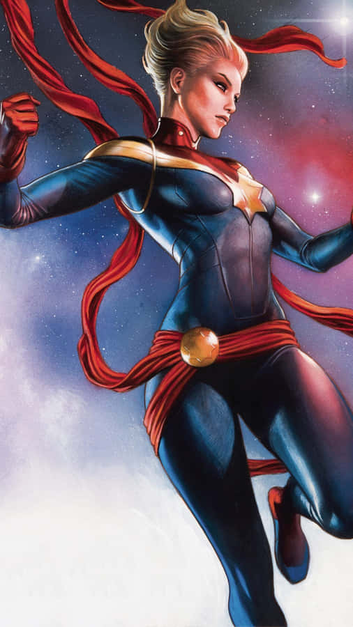 Captain Marvel im Flug