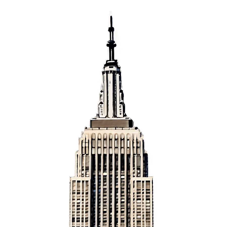 Vintage Empire State Building PNG sam76