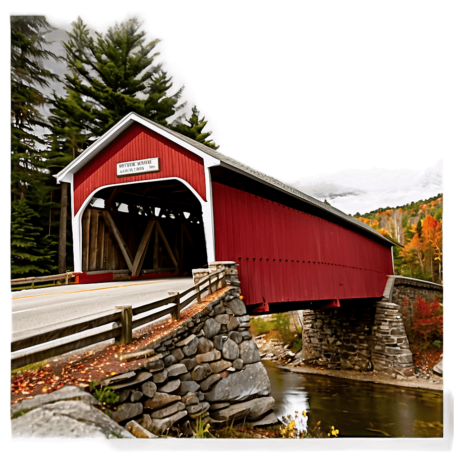 Vermont Covered Bridge PNG 06232024