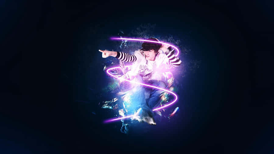 Explosão de Dança Neon