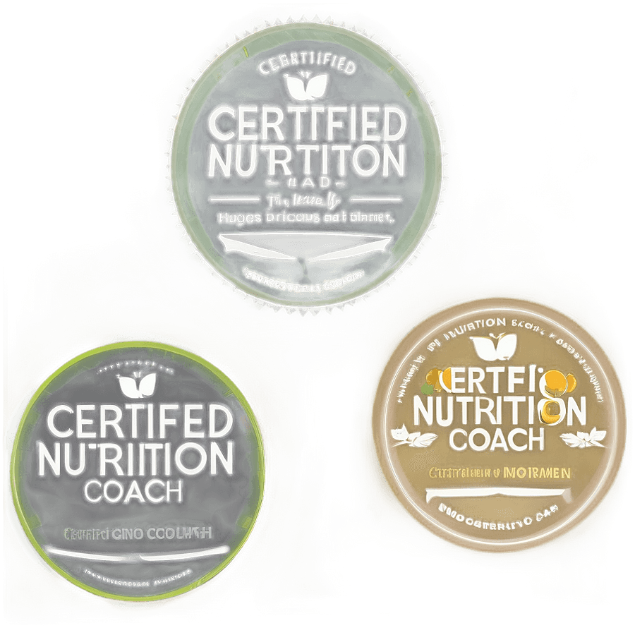 Certified Nutrition Coach PNG mjl