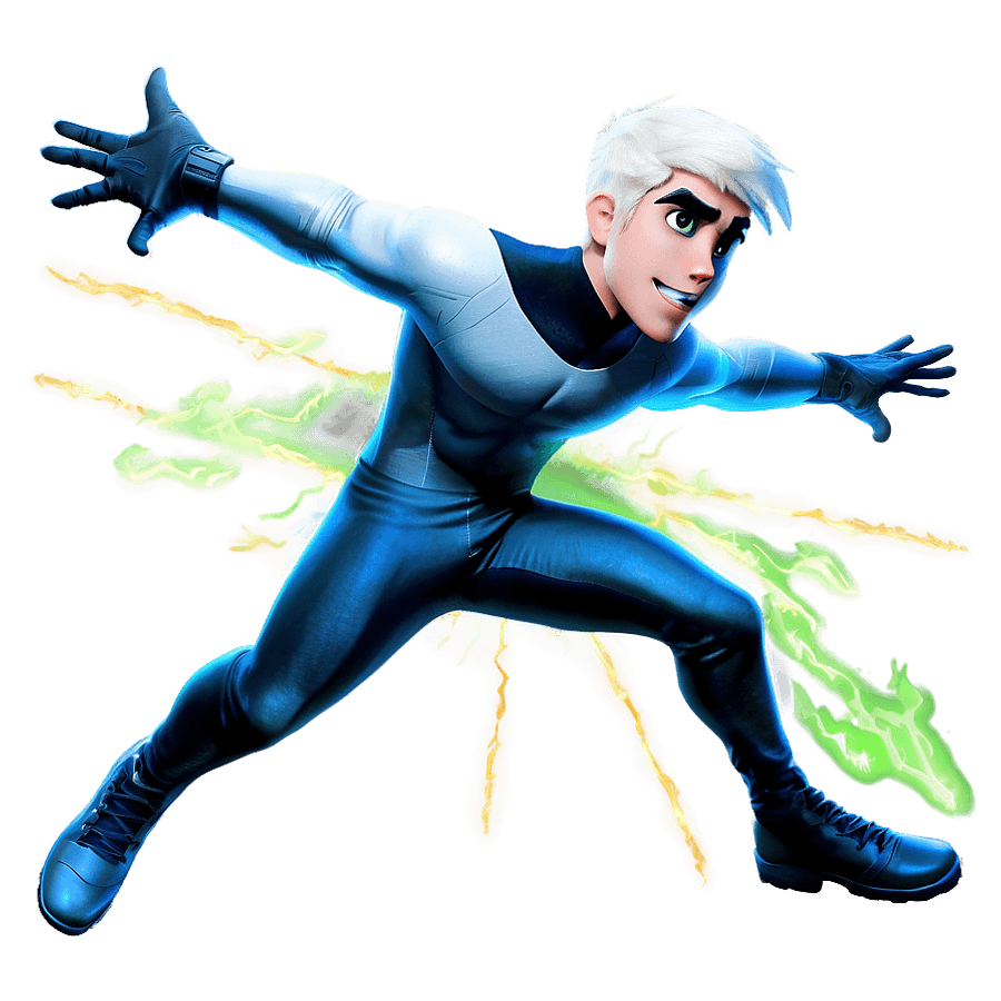 Danny Phantom in Flight PNG 06112024