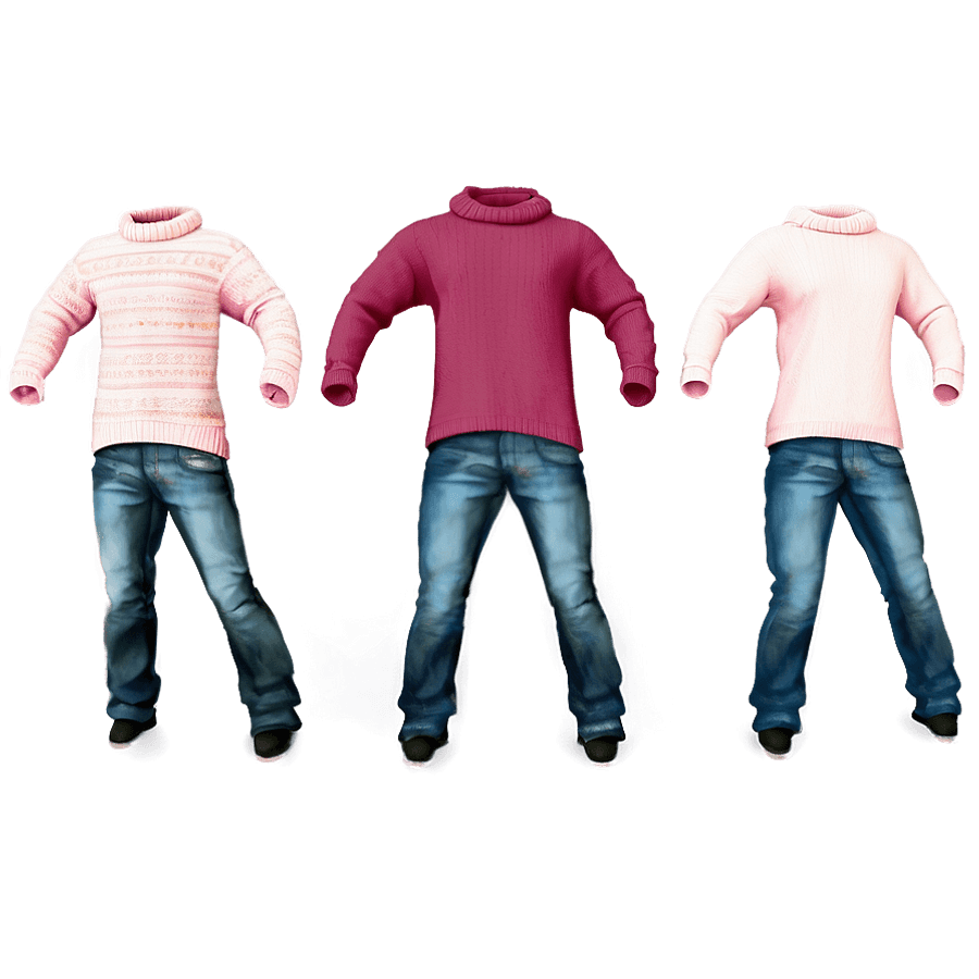 Pink Sweater PNG 06292024