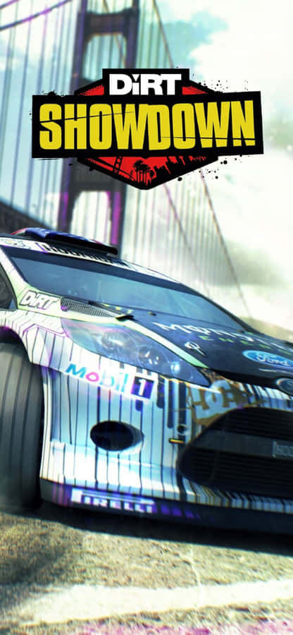 Bliv tændt for et Dirt Showdown på iPhone Xs Max tapet.