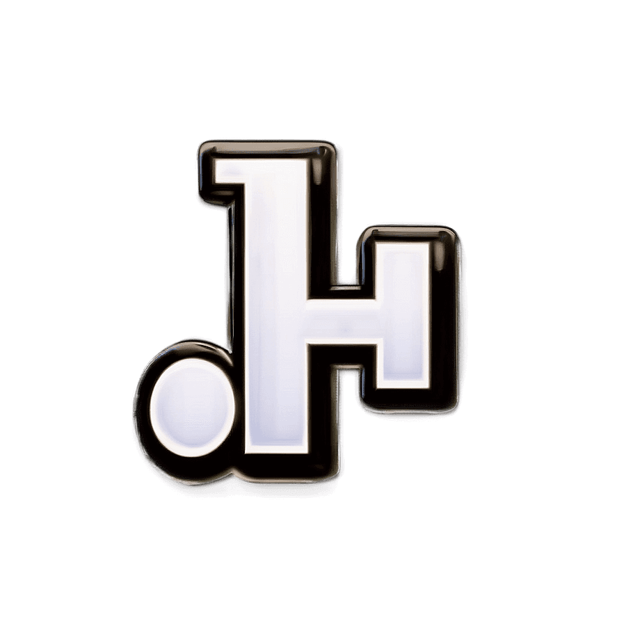 Letter H with Arrows PNG 06242024