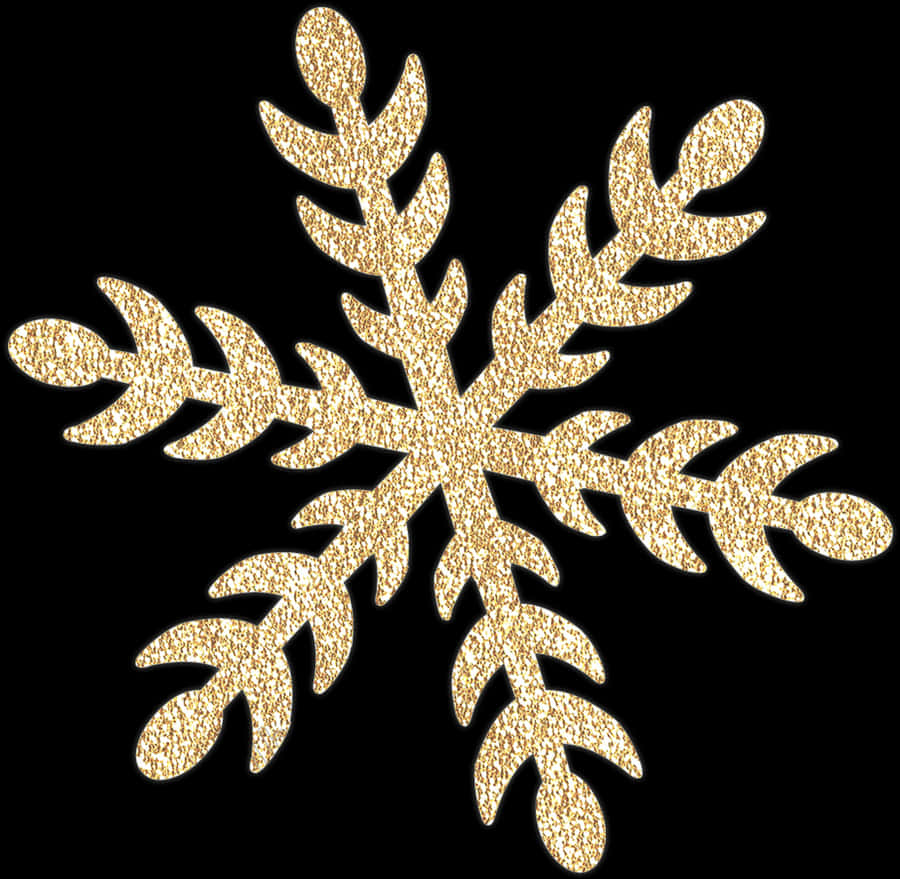 Snowflake - Transparent Background Gold Snowflake, HD Png Download