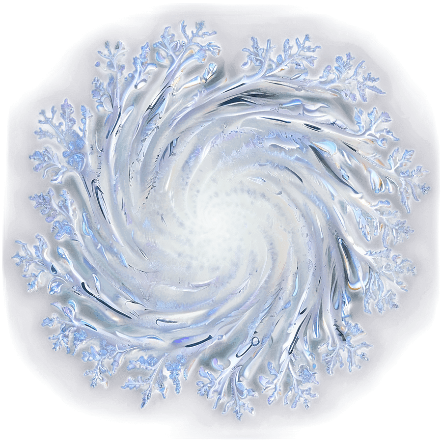 Frost Swirl Snow Storm PNG 43