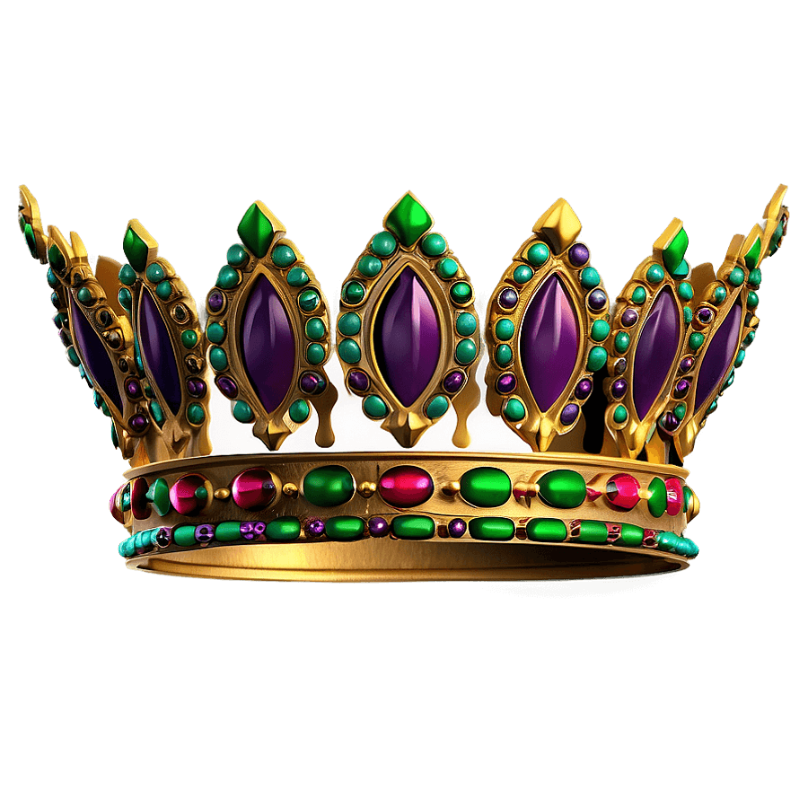 Mardi Gras Crown PNG 05232024
