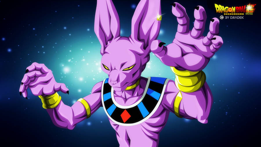 Download Beerus Power Pose Wallpaper | Wallpapers.com