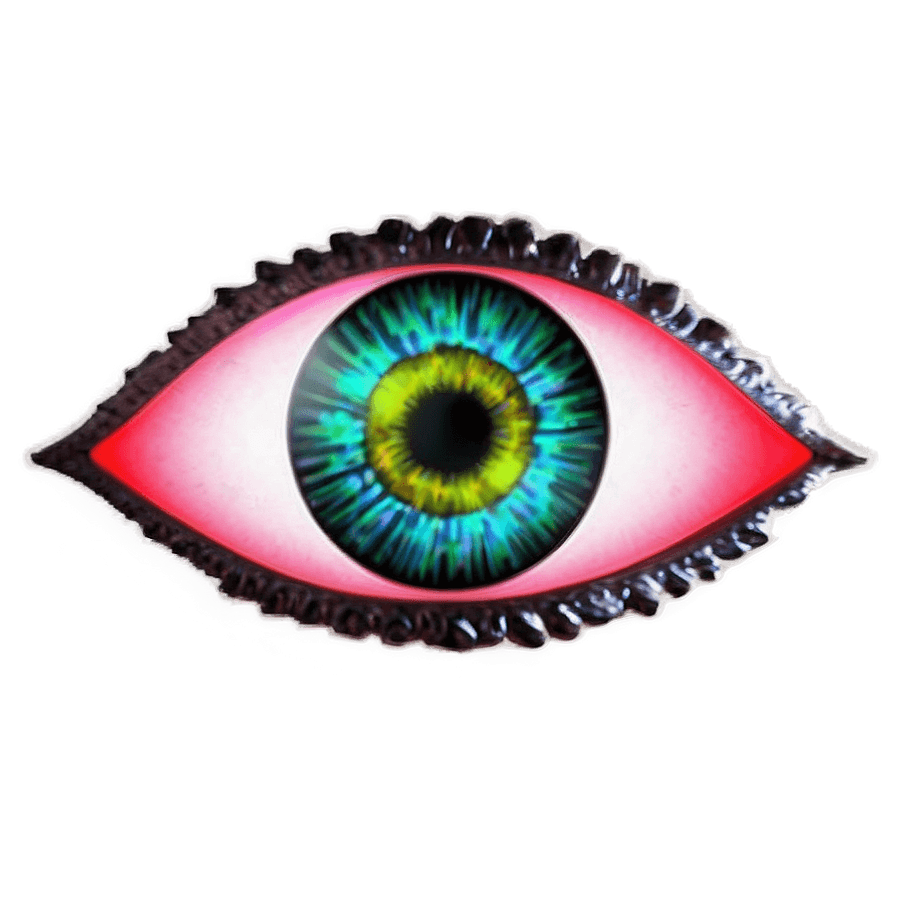 Red Neon Eyes PNG wvd75