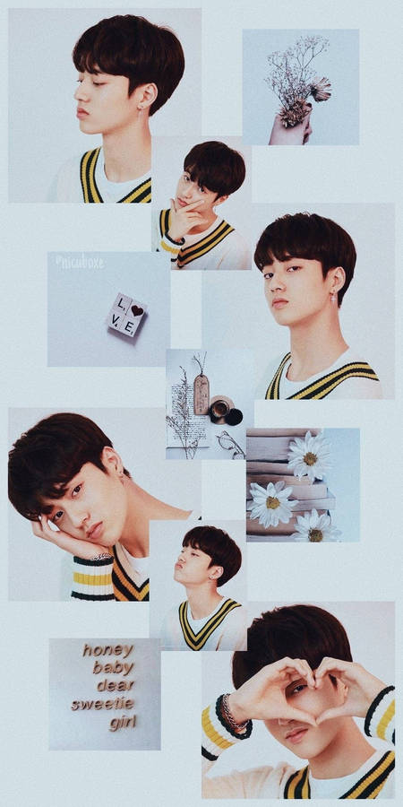 Download Beige Minimalist Watanabe Haruto Wallpaper | Wallpapers.com