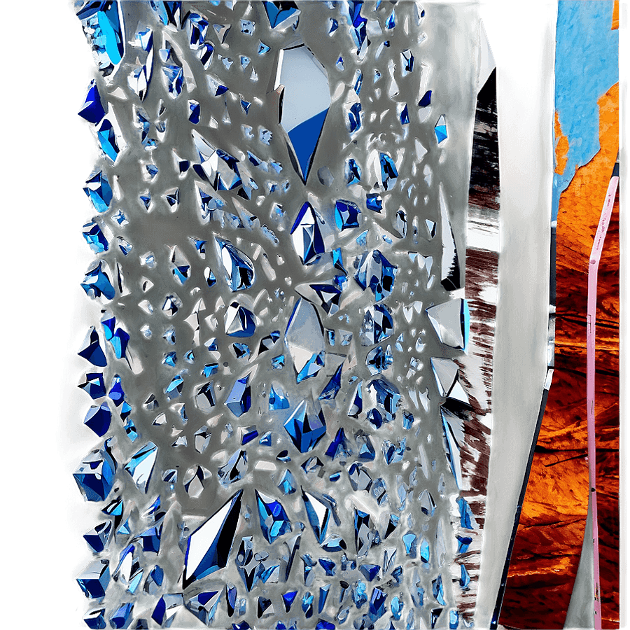 Shattered Glass Spray PNG 17