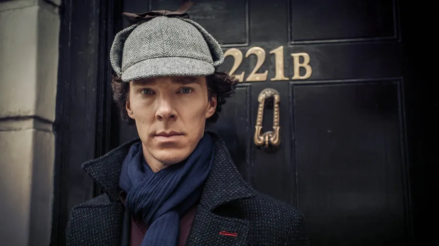 BenedictCumberbatch bär en hatt.