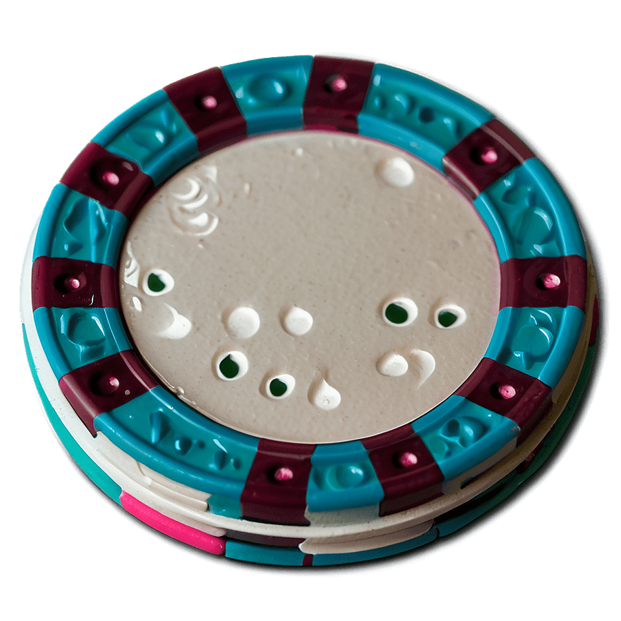 Poker Chip Close-up PNG 11