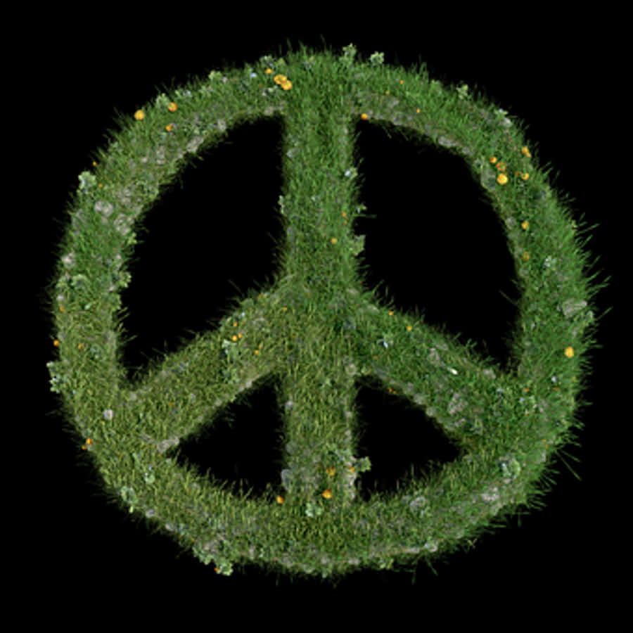 Grassy Peace Symbol