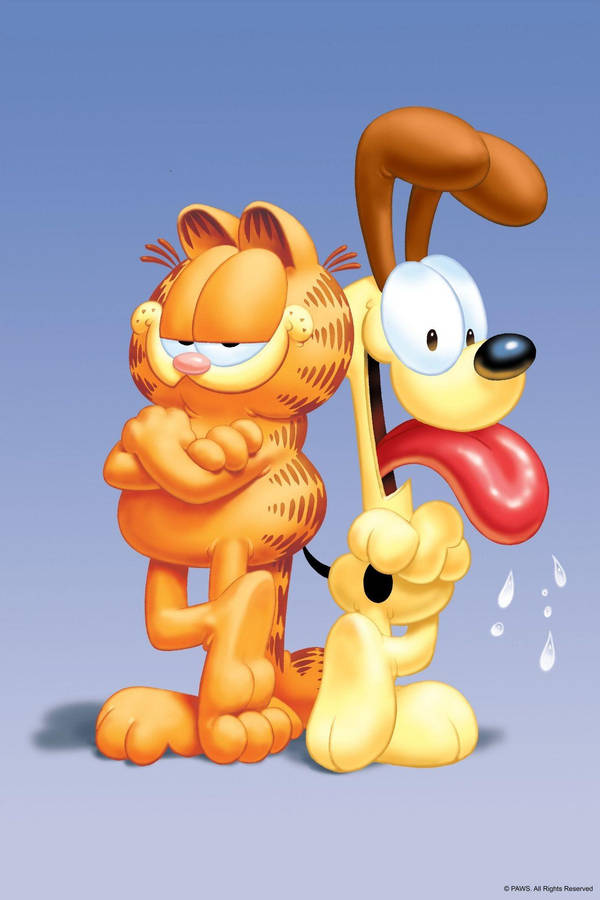 Download Best Friends Garfield And Odie Wallpaper Wallpapers Com