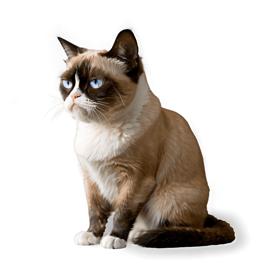 Grumpy Cat Side View PNG 06202024