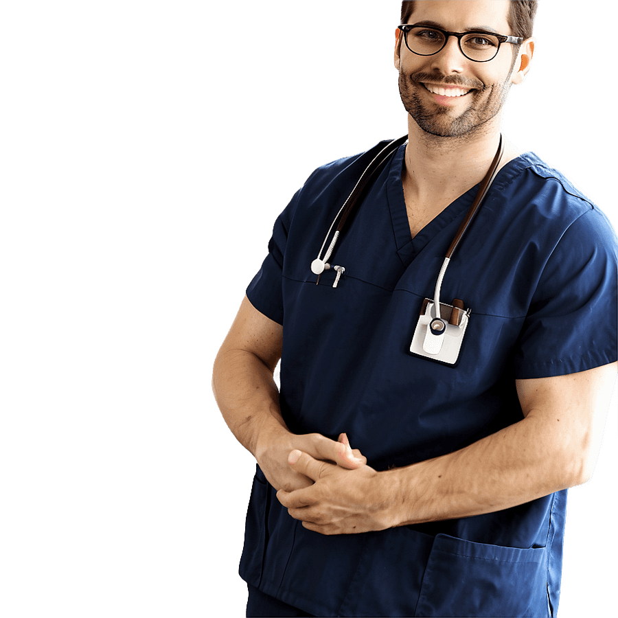 Professional Male Nurse PNG 11