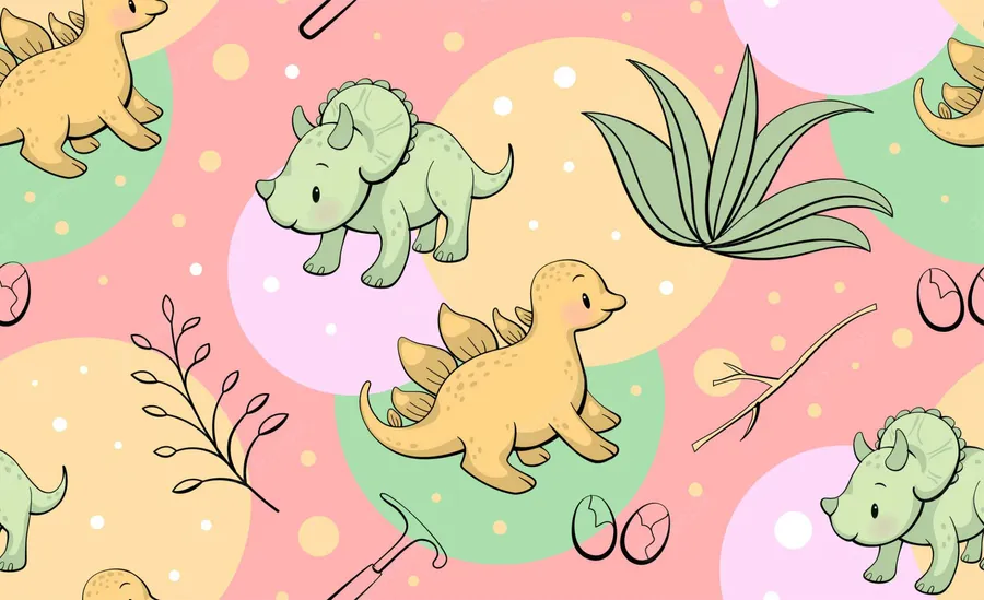 Colorful Dinosaur Pattern