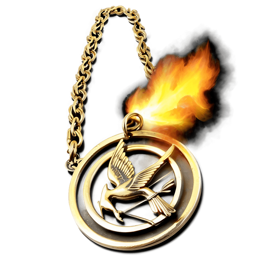 Hunger Games Locket PNG 06202024