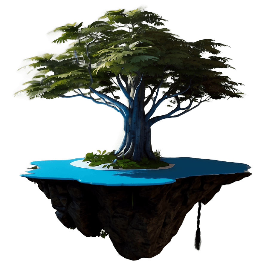 Floating Island Wonderland PNG hgk
