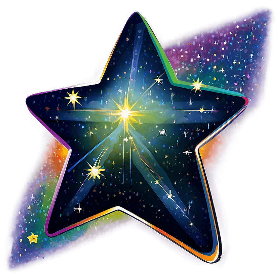 Y2k Star Shine PNG 05262024