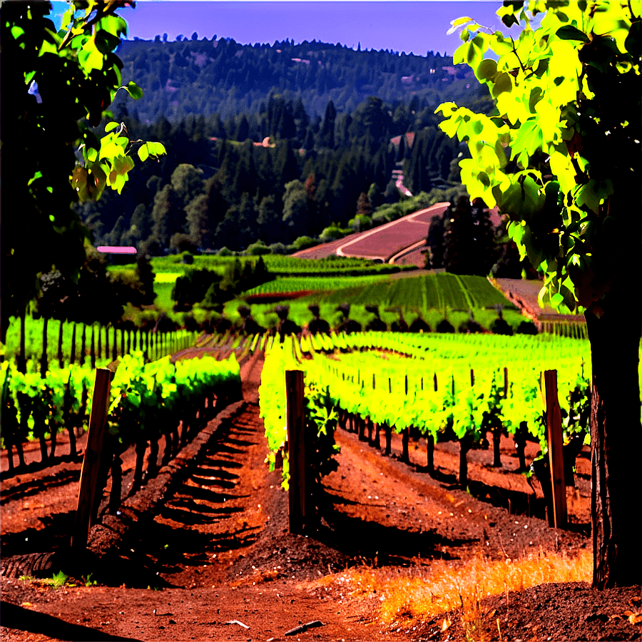 Napa Valley Vineyards Panorama PNG 05212024