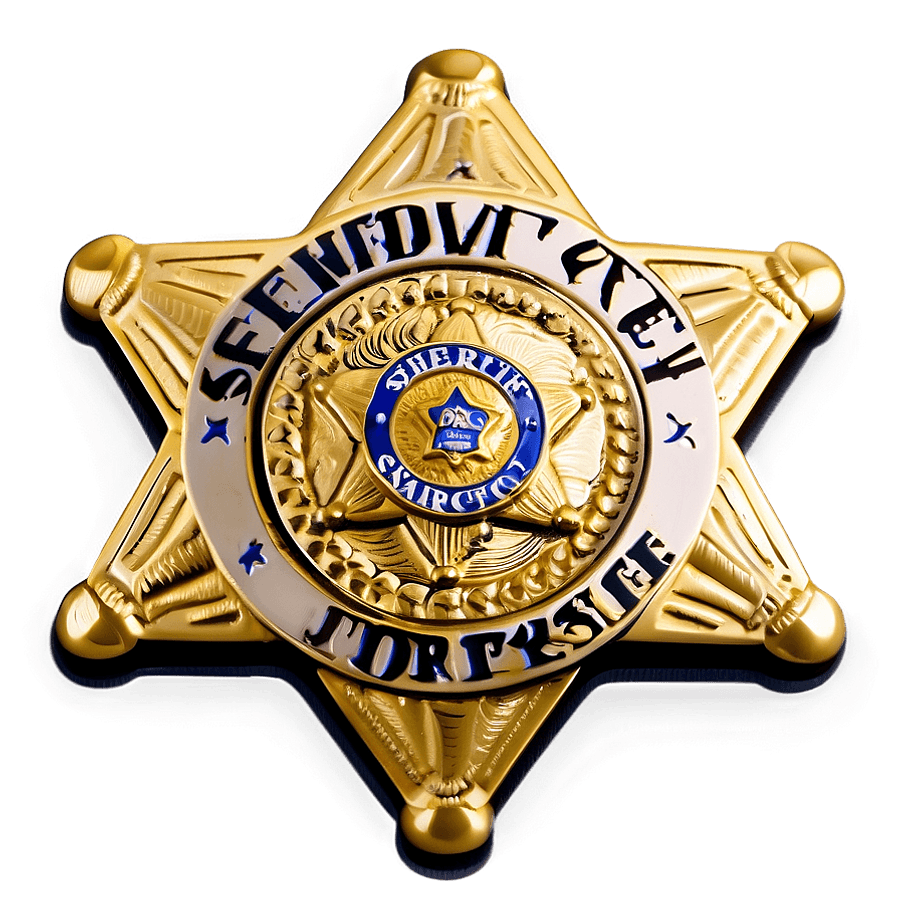 Sheriff Badge Graphic PNG 84