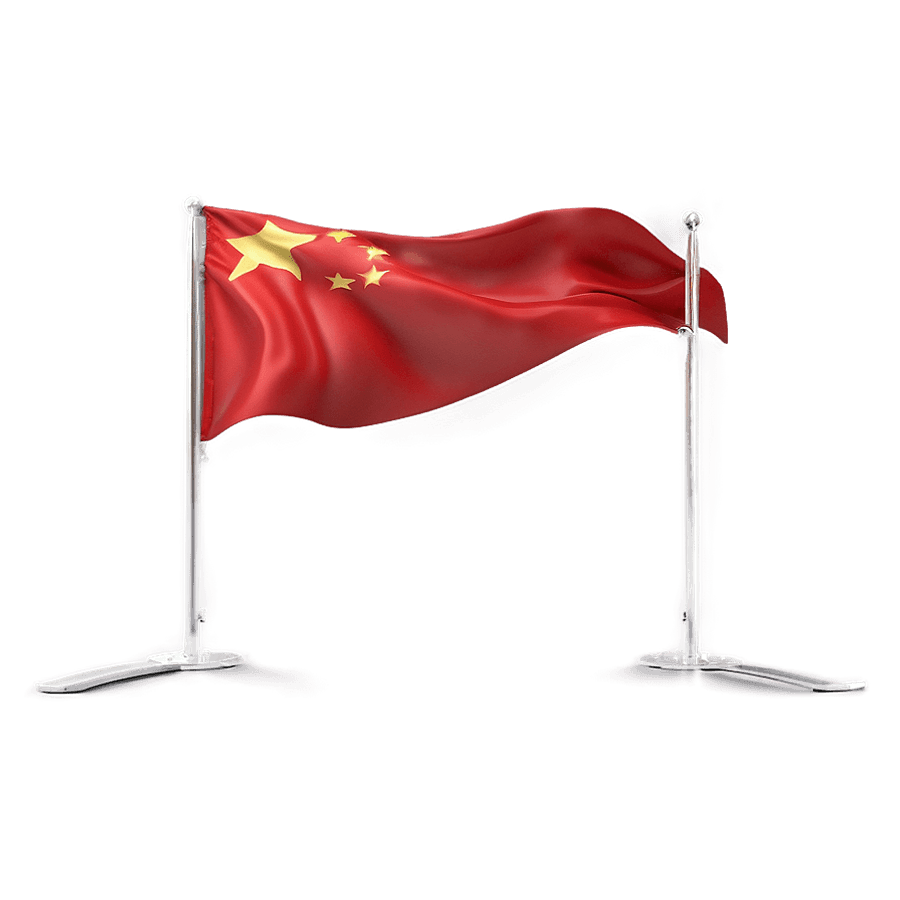 High Resolution China Flag PNG xqr4