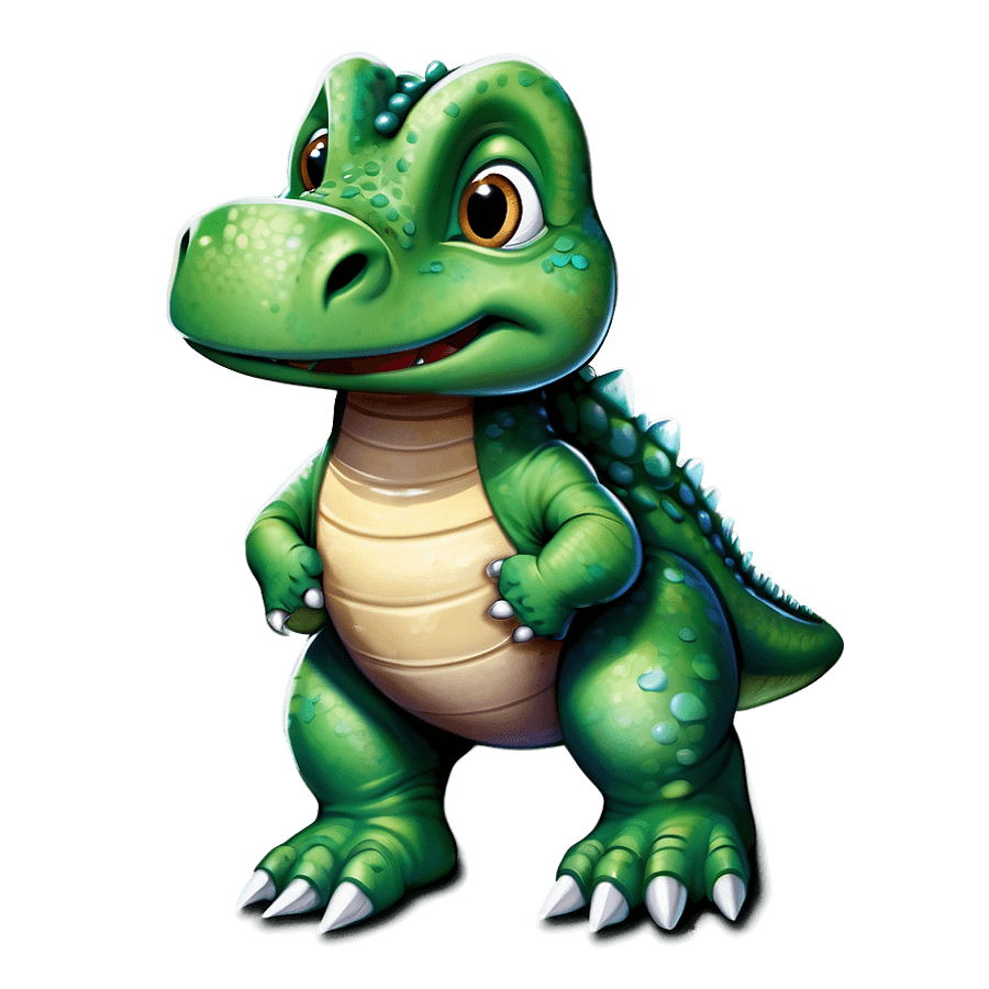 Baby Dinosaur Cartoon PNG 96