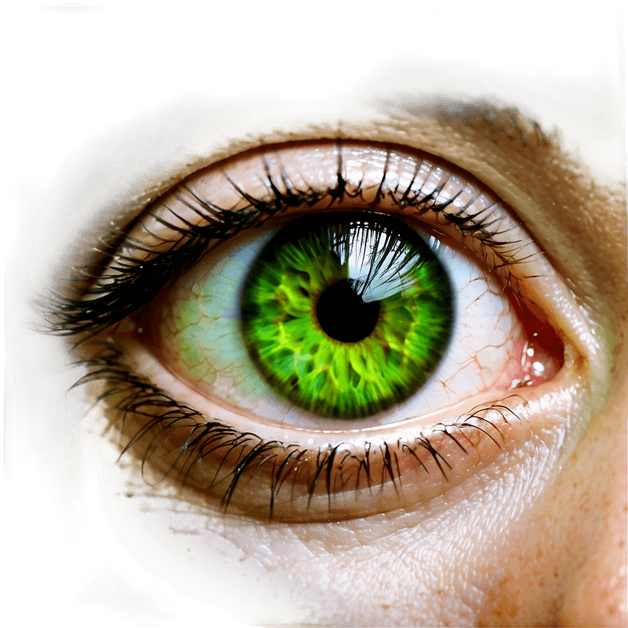 Enchanting Green Eyes PNG 06252024