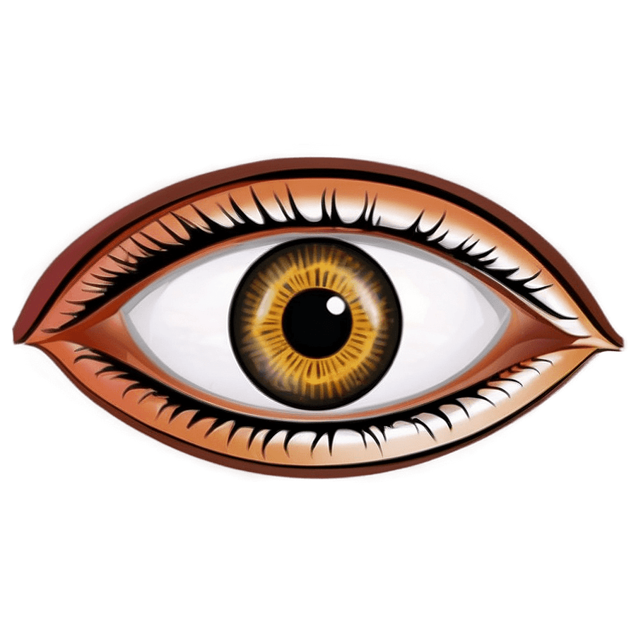 Shiny Cartoon Eyes PNG 42