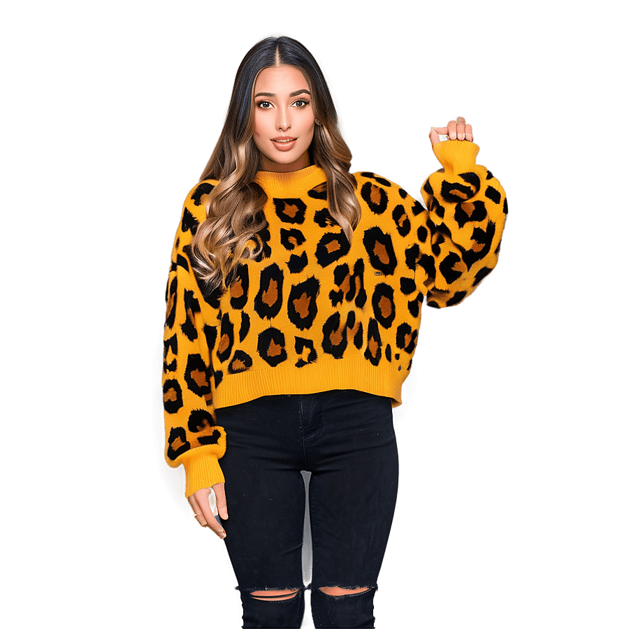 Animal Print Sweater PNG cqi