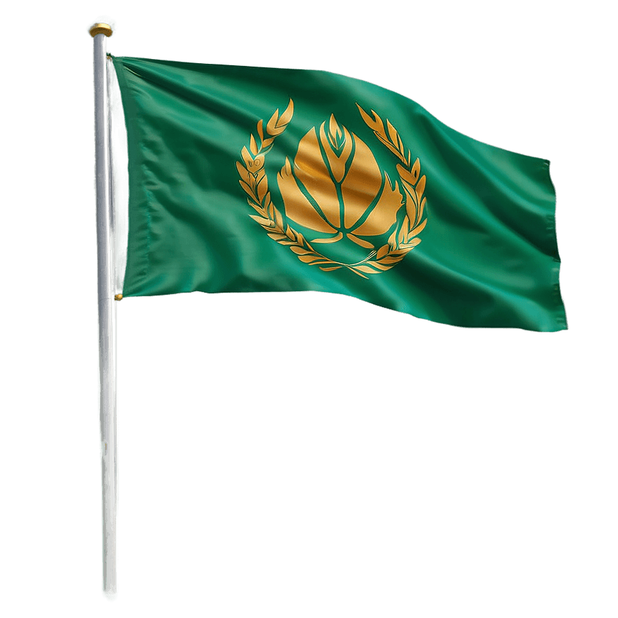 Environmental Green Flag PNG 57