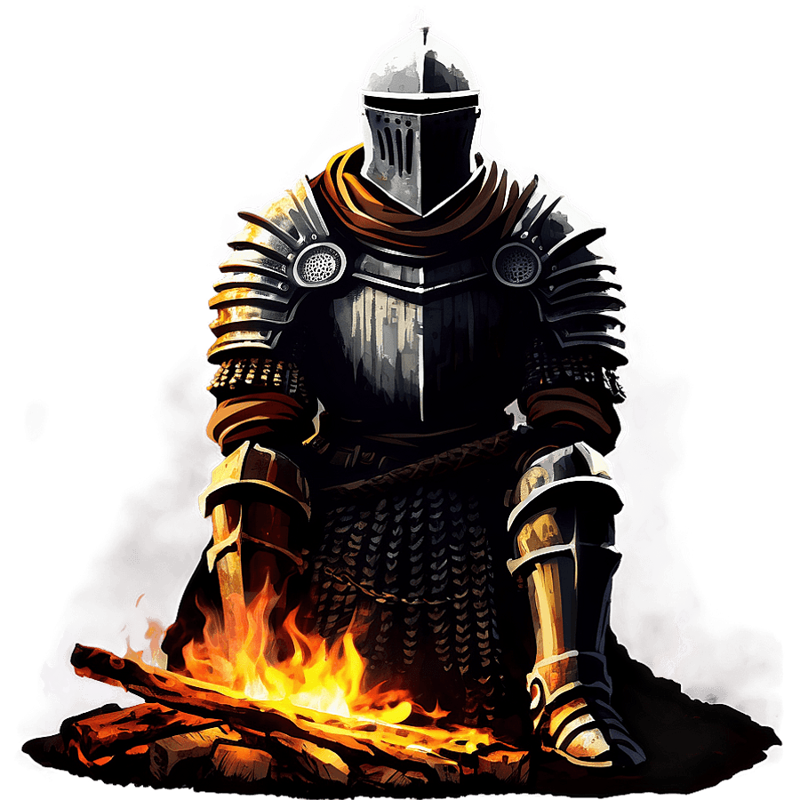 Dark Souls Bonfire Illustration PNG ham