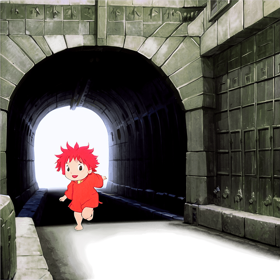 Ponyo and Tunnel PNG 05232024