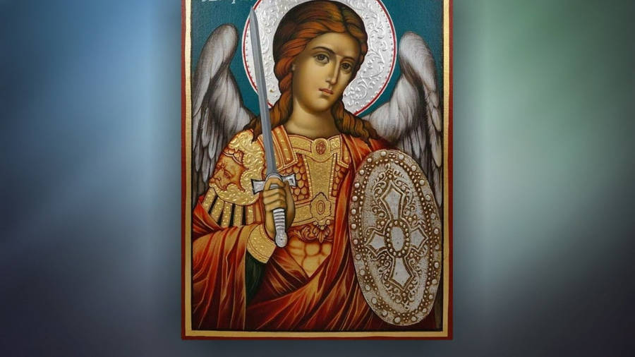 Download Biblical Angel Sword Wallpaper | Wallpapers.com