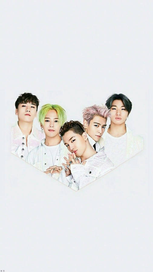 Download Bigbang All White Heart Wallpaper Wallpapers Com