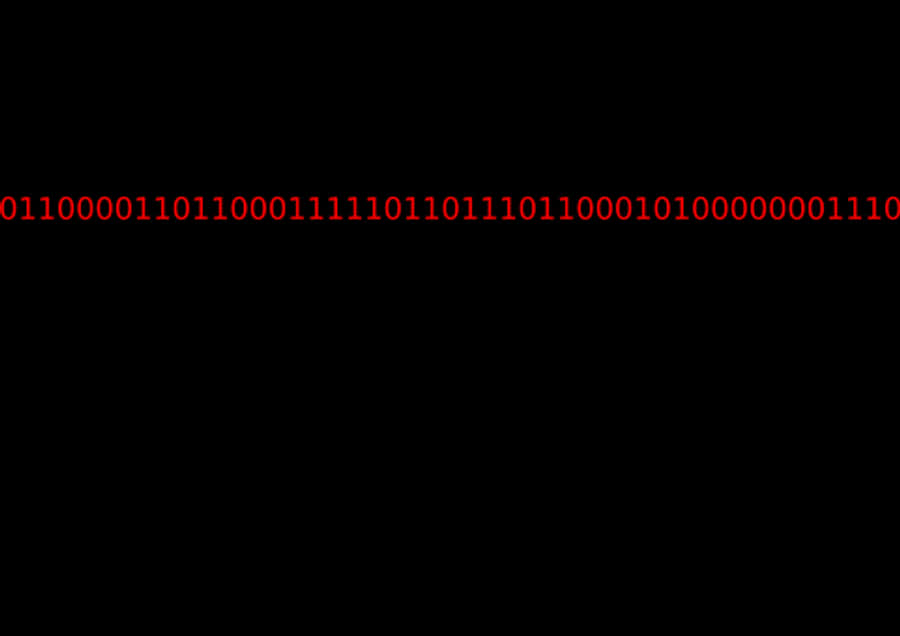 Binary Code Redon Black