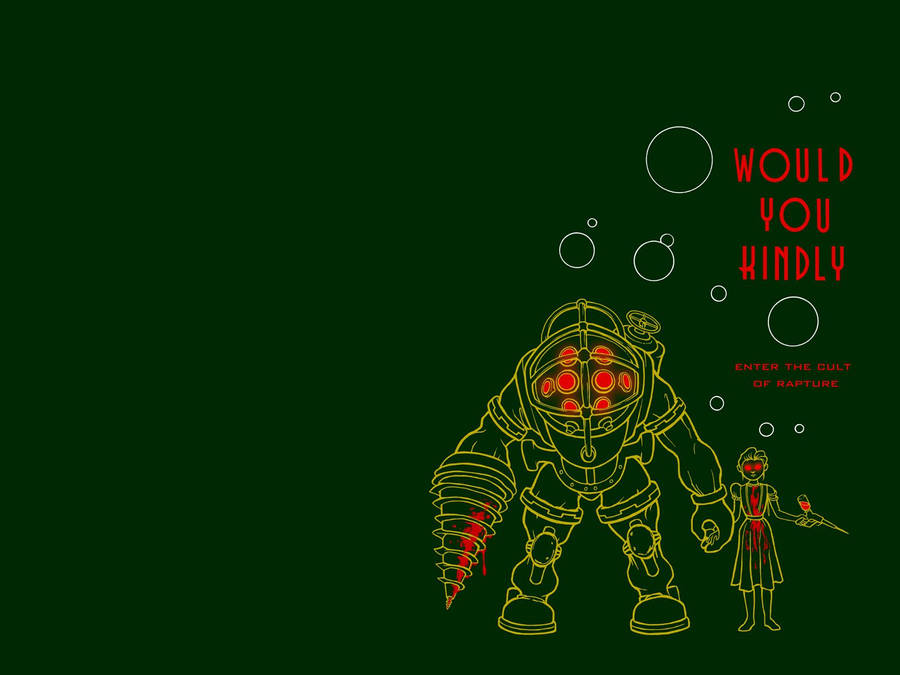 Download Bioshock Kindly Big Daddy Wallpaper Wallpapers Com