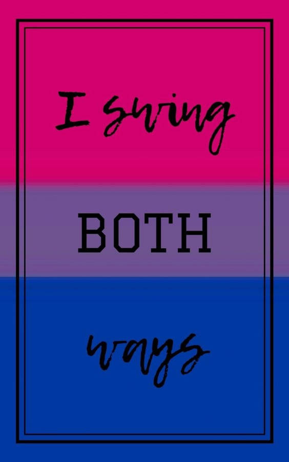 Download Bisexual Flag Swing Both Ways Wallpaper | Wallpapers.com