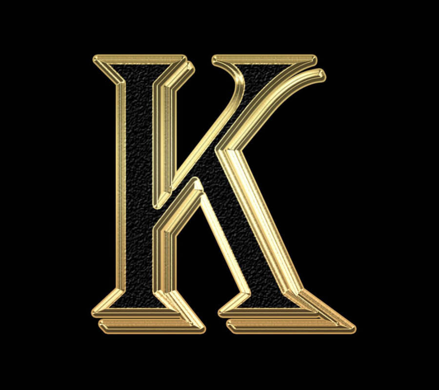 Download Black And Gold Letter K Wallpaper | Wallpapers.com