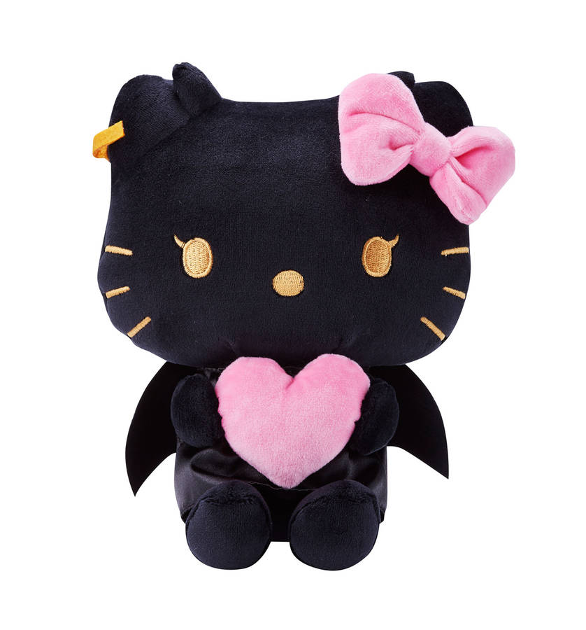 dark hello kitty plush