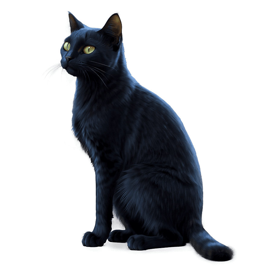 Download Black Cat Furry Png Jeb3 | Wallpapers.com