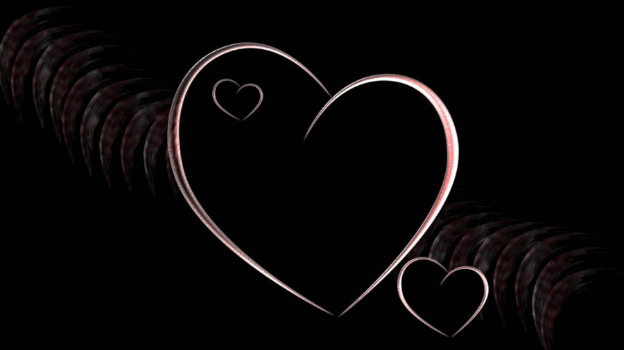 Download Black Love Heart Wallpaper | Wallpapers.com