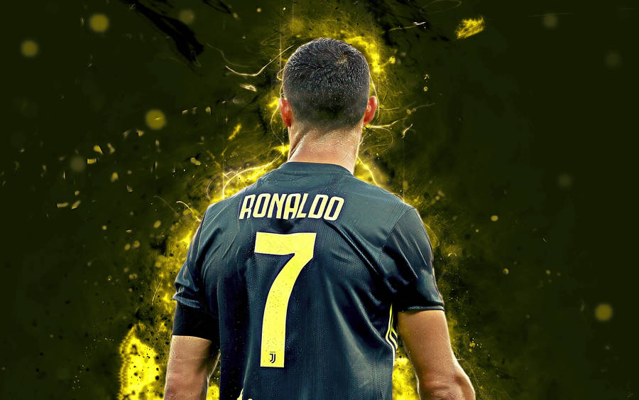 Download Black Yellow Jersey Cristiano Ronaldo Hd 4k Wallpaper