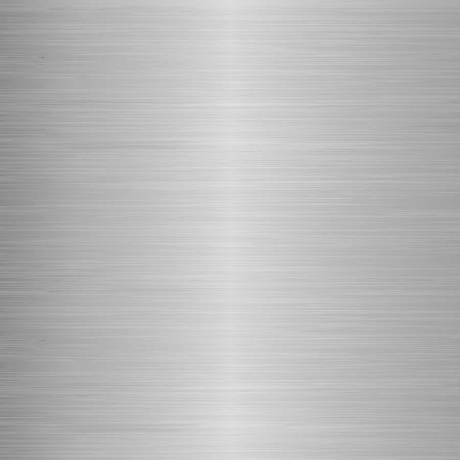 Metallischsilberner Hintergrund mit matter Metalloberfläche.