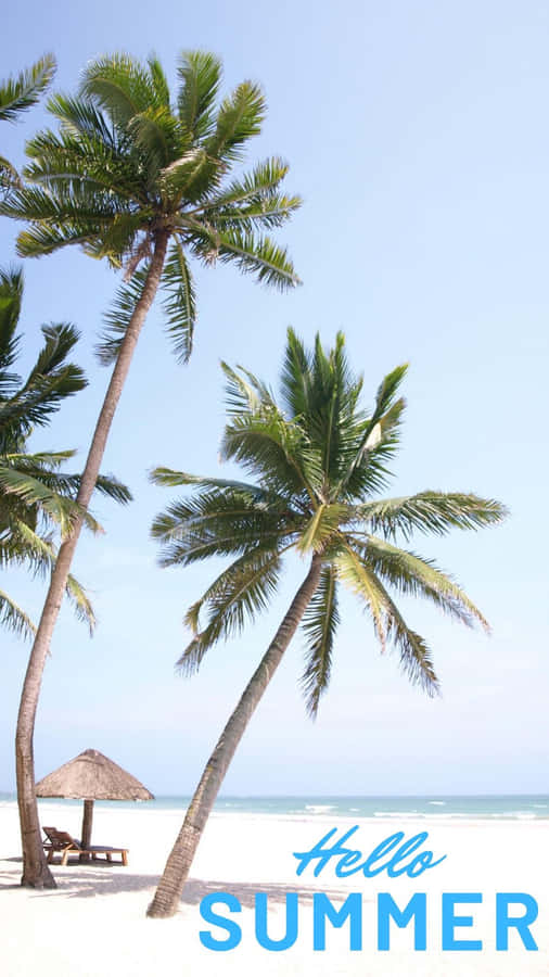 Hallo Sommer Strand Szene