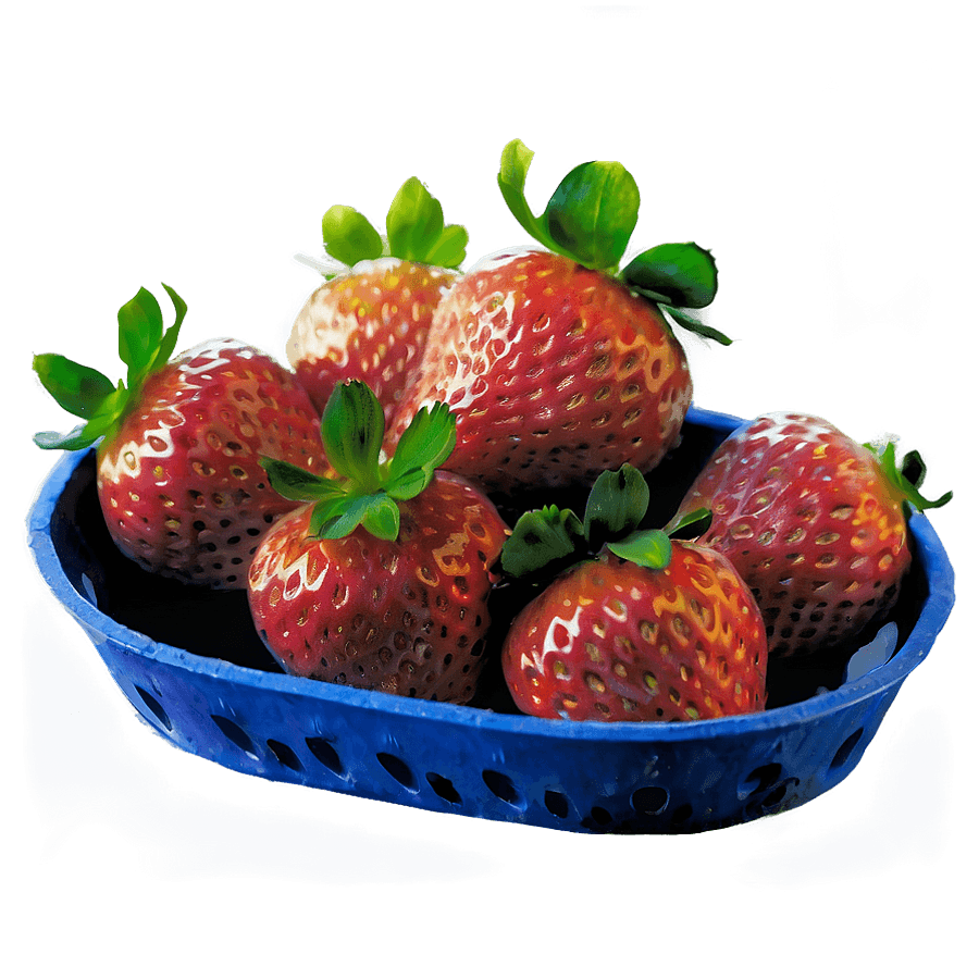 Strawberries in Market PNG jlg88
