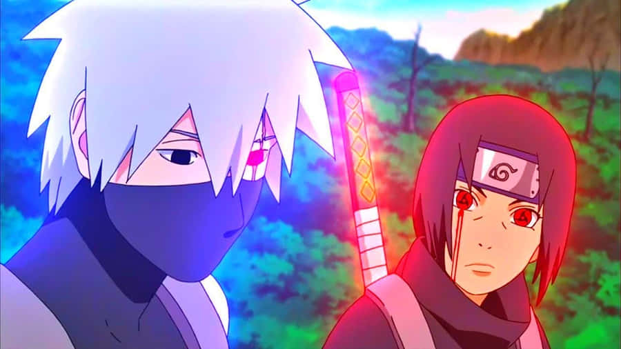 Kakashiog Itachi 1280 x 720 baggrundsbillede